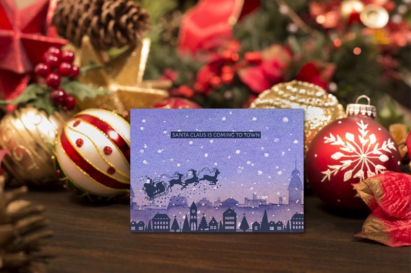 Arbuya Christmas Sentiment Clear Stamps for Card Making or Journaling, Verse Sayings Silicone Rubber Stamps for Scrapbooking Art Journals Paper Crafts Decoration - Image 3